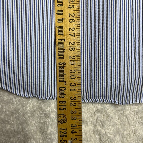 Camicissima Long Sleeve Striped Button Down Shirt Men's Size 44/17.5 Extra Large - Picture 4 of 8